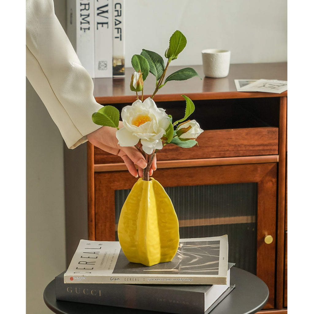 Cute Smiling Face Starfruit Vase